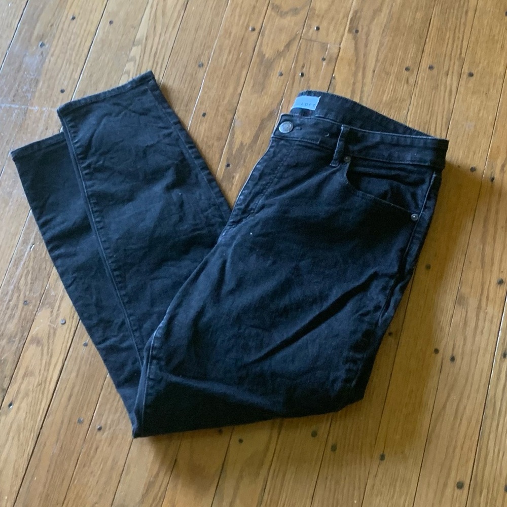 Loft black curvy skinny jeans - Picture 1 of 5